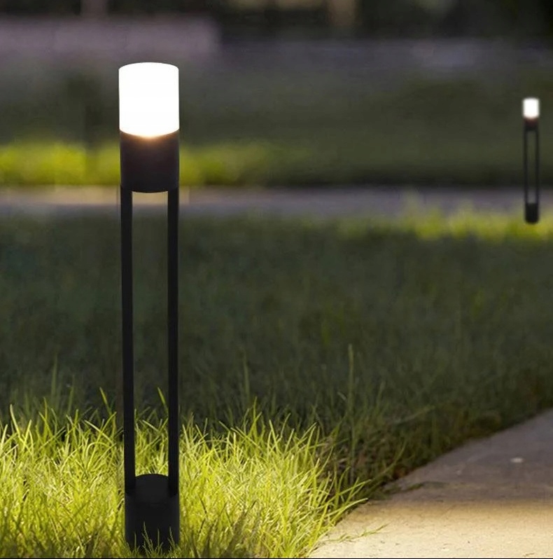 PolarisPL Lampa ogrodowa stojąca słupek oświetleniowy 100cm zewnętrzna LED