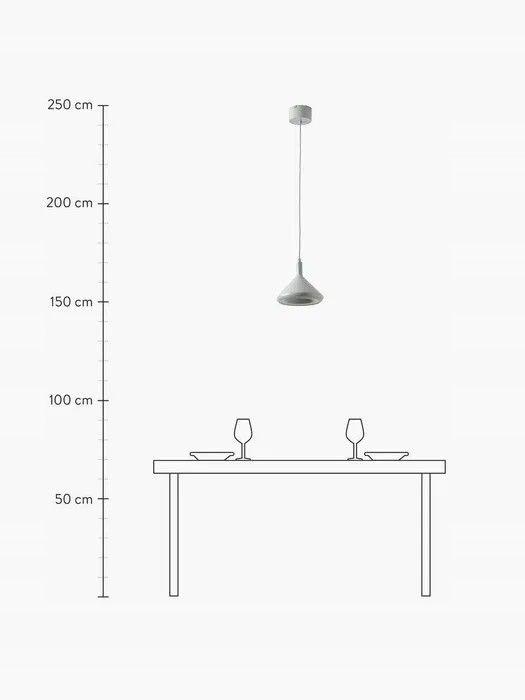 PolarisPL Lampa wisząca LED Alva DEL1LIT10-101 Odcienie szarości