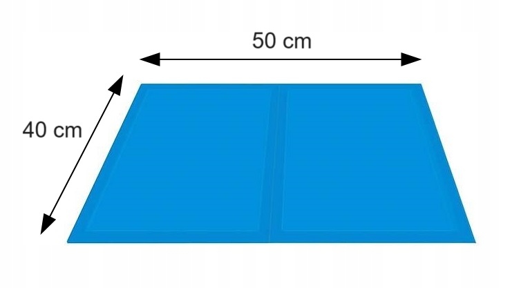 ^sitename% Mata dla psa Mata chłodząca żelowa odcienie niebieskiego 50 cm x 40 cm PolarisPL Mata dla psa Mata chłodząca żelowa odcienie niebieskiego 50 cm x 40 cm