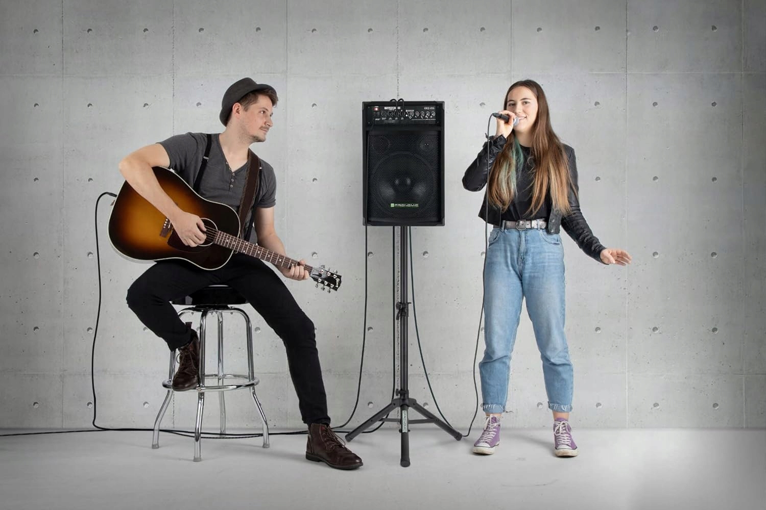 PolarisPL Pronomic KAM-12BT Aktywny Monitor Sceniczny z Bluetooth - 120 W (RMS)