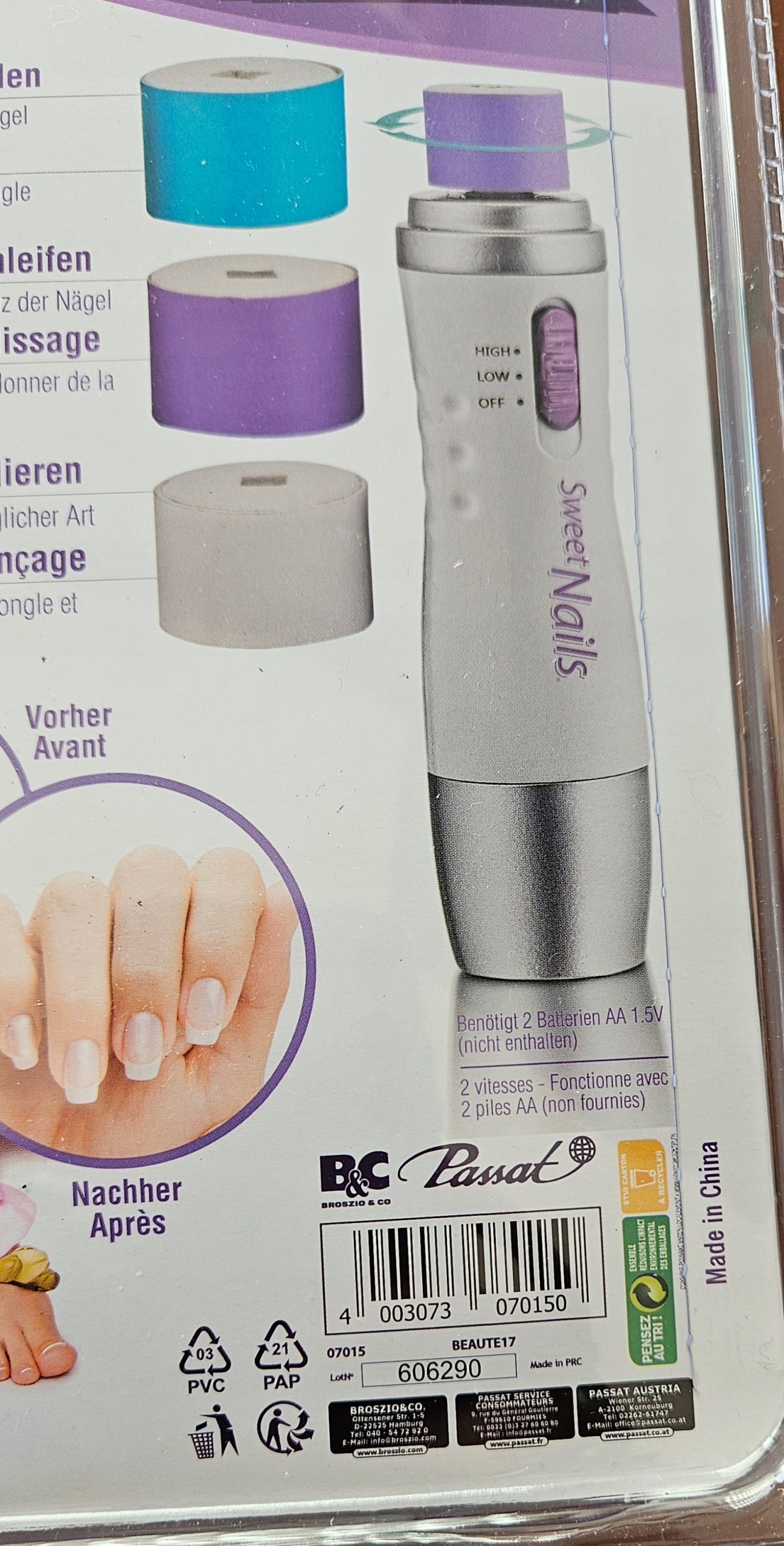 PolarisPL Zestaw uzupełniający do Manicure Sweet Nails