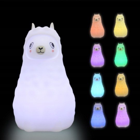 PolarisPL Lampka Nocna Silikonowa - Lama