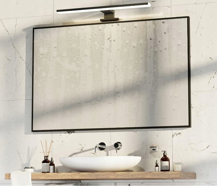 PolarisPL Lustrzana lampa czołowa nowoczesna łazienkowa lampa ścienna LED