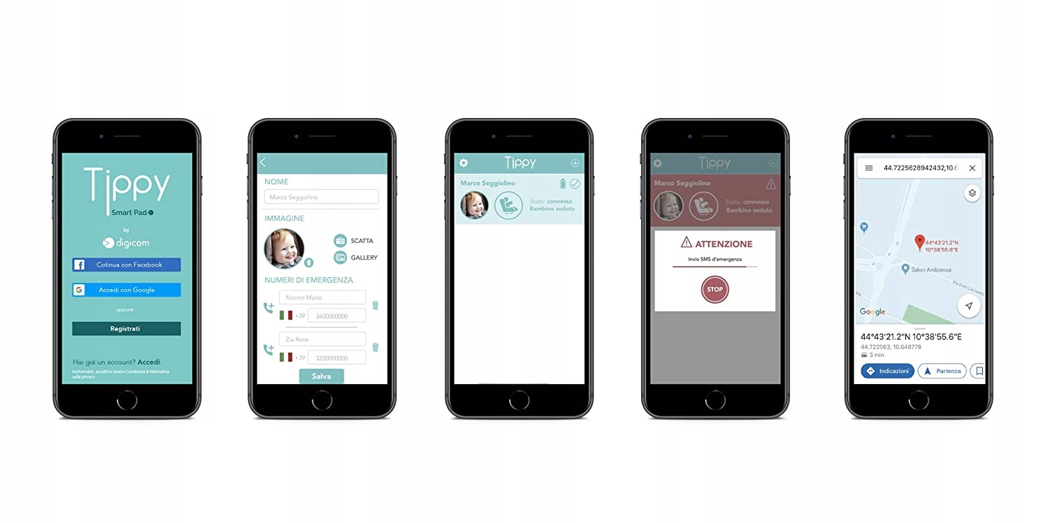 ^sitename% Tippy Smart Pad wkładka do fotelika z systemem alarmowym bluetooth PolarisPL Tippy Smart Pad wkładka do fotelika z systemem alarmowym bluetooth