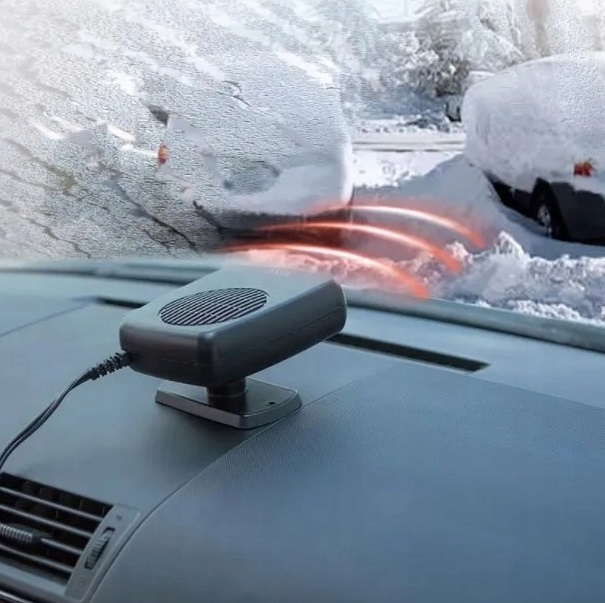 PolarisPL Auto Farelka 2 w 1 Ogrzewanie i Odmrażanie Wentylator/Grzejnik Samochodowy