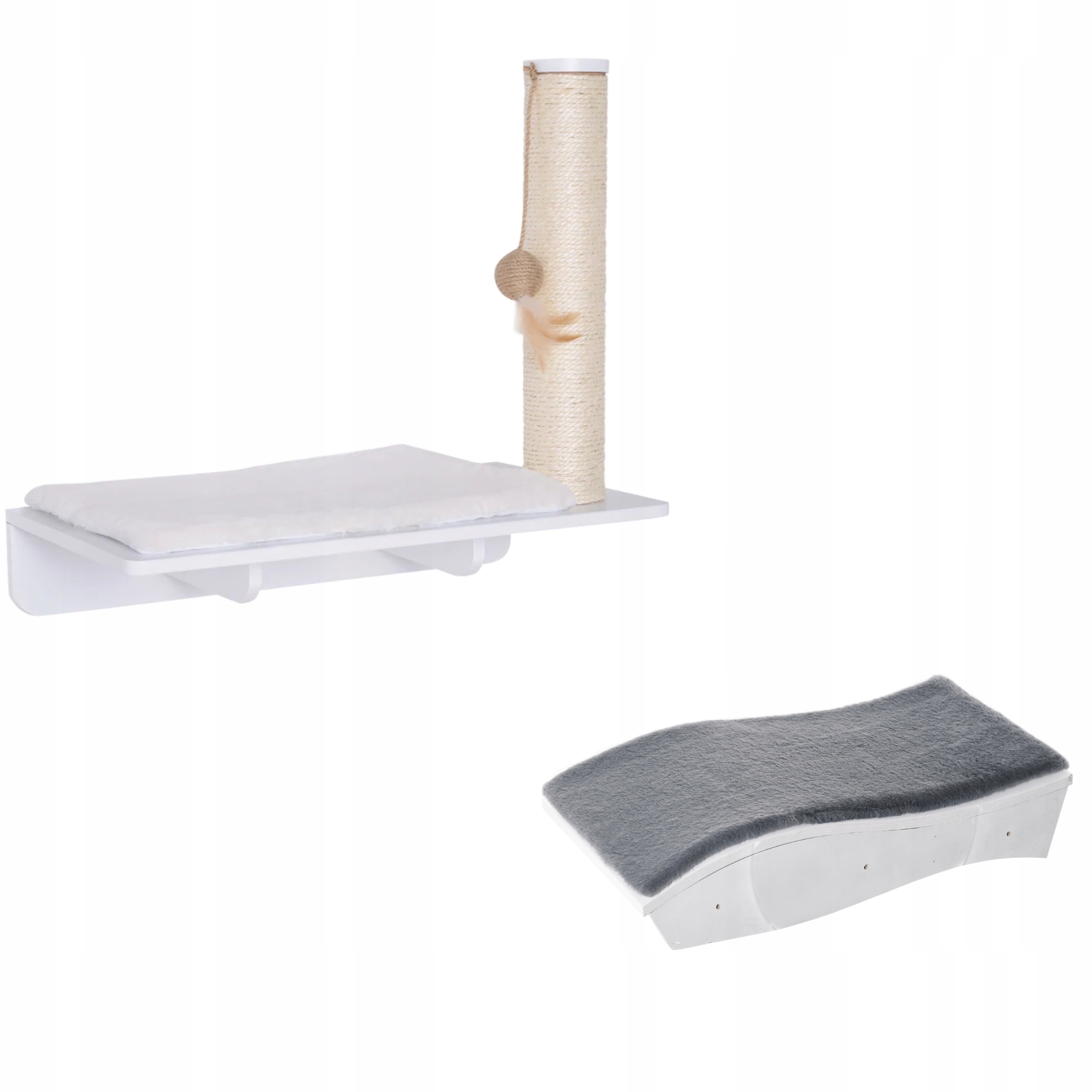 PolarisPL Legowisko PawHut Białe 53 x 28 cm x 12 cm