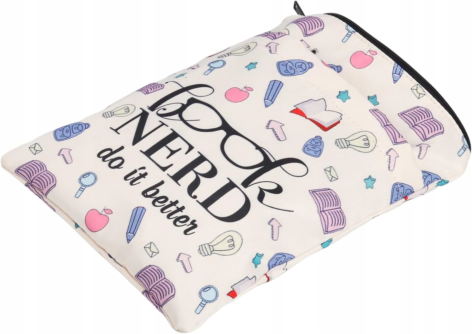 PolarisPL AKTAP Book Nerd Okładka pokrowiec książki dla miłośnik literatury i nerdów