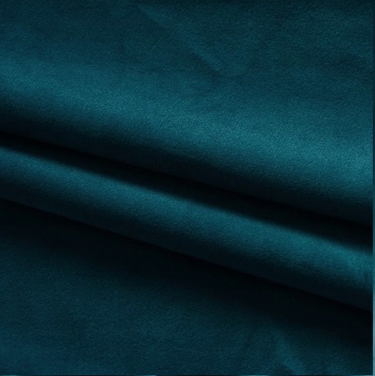 PolarisPL Firana dekoracyjna Flying L 543y welurowa, ciemny niebieski 140x250cm 1szt.