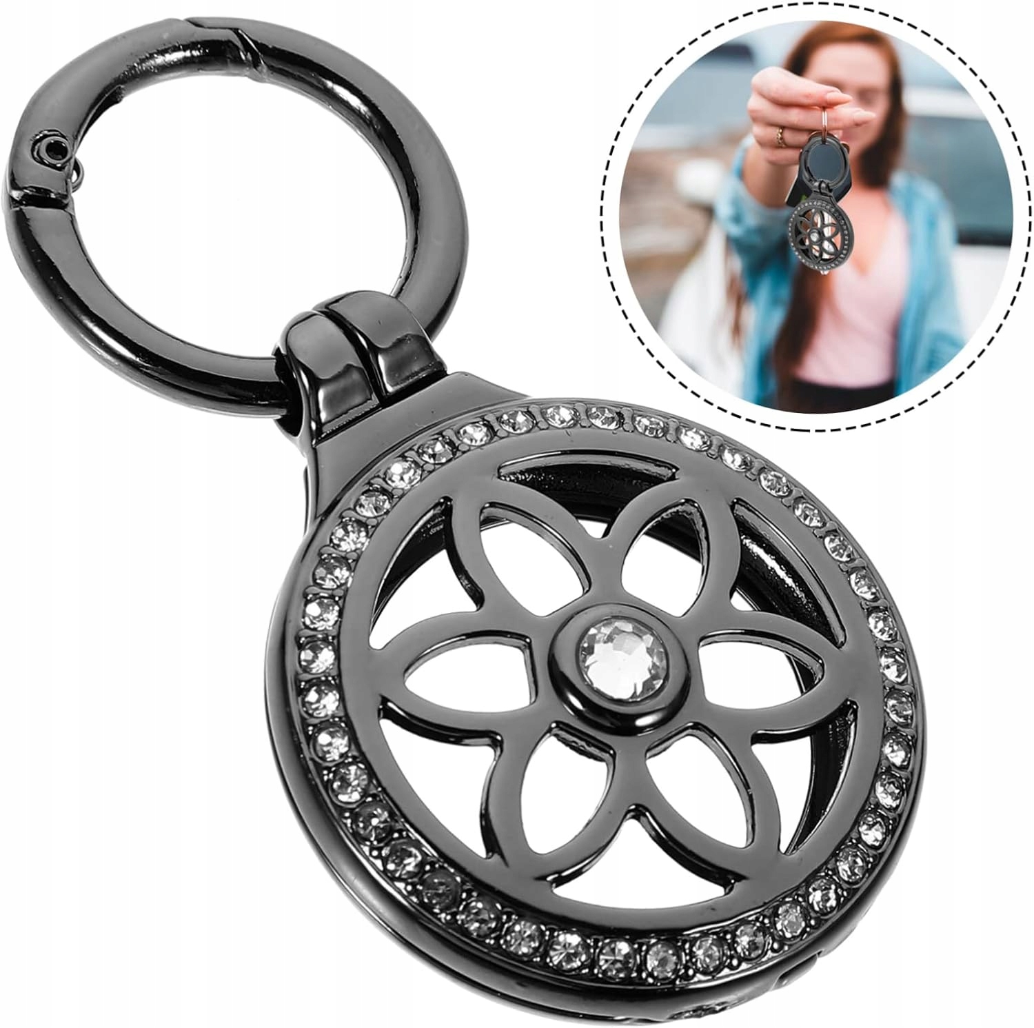 ^sitename% Diamentowy Brelok do Kluczy Samochodowych M&M Metalowy z Elementami Bling PolarisPL Diamentowy Brelok do Kluczy Samochodowych M&M Metalowy z Elementami Bling