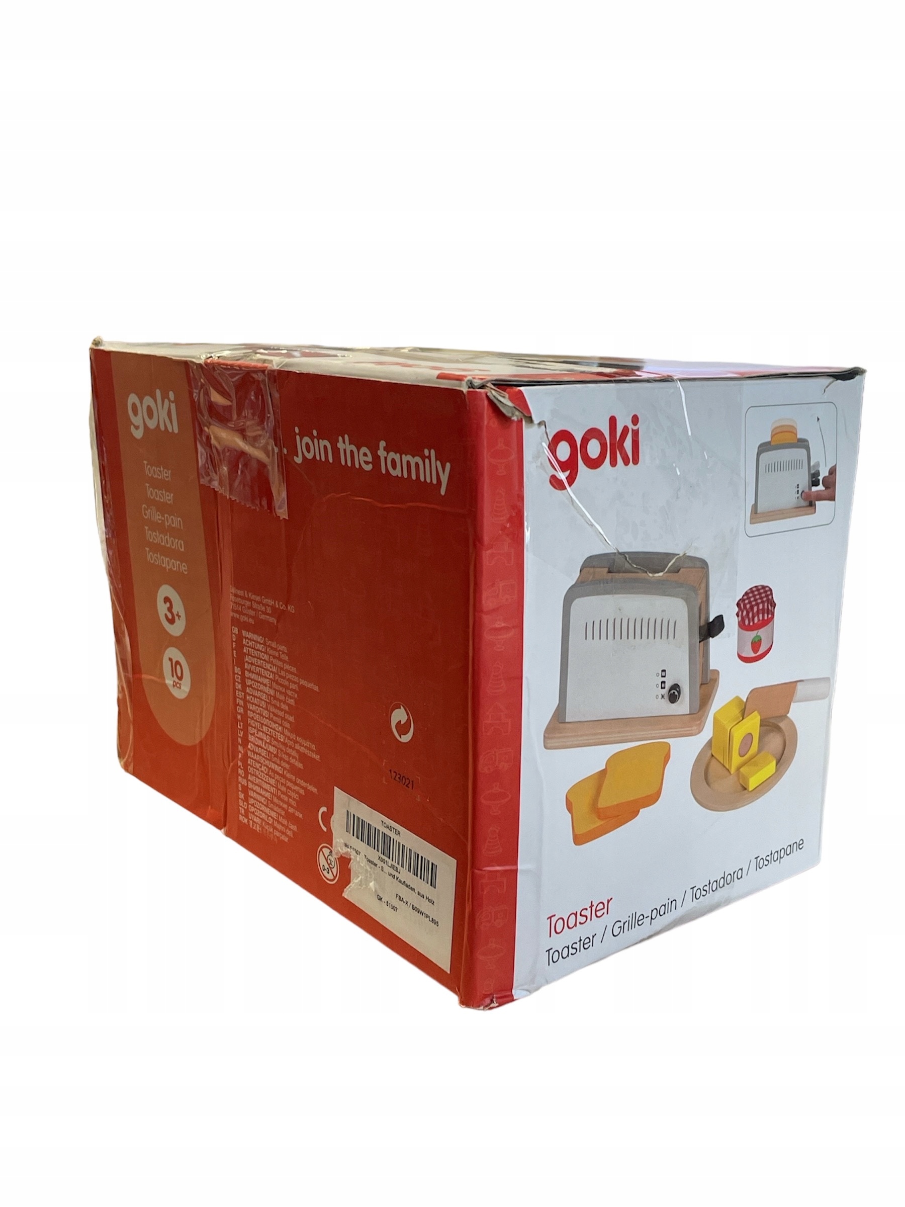 PolarisPL Toster drewniany z akcesoriami Goki szary