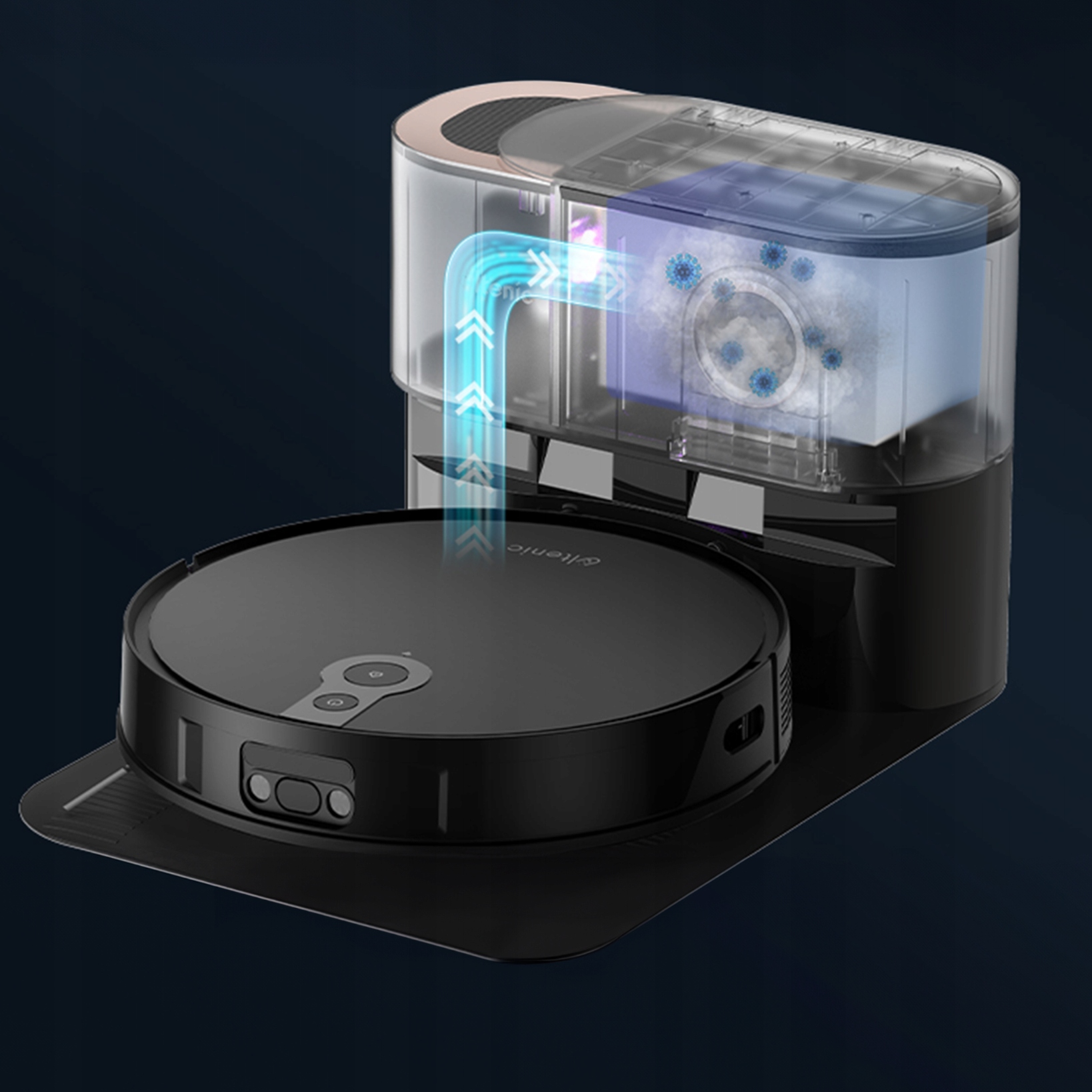 PolarisPL Robot sprzątający Ultenic TS1 czarny