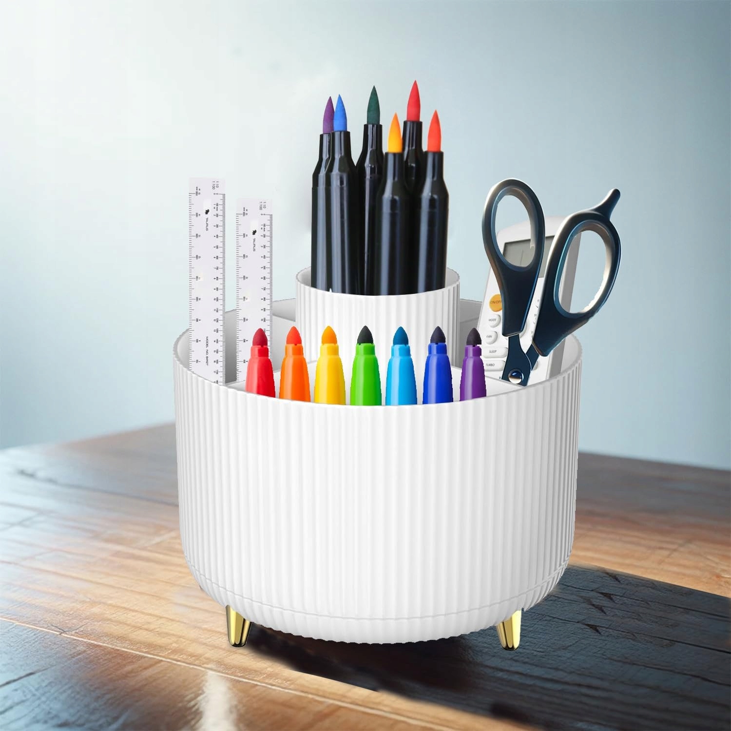 PolarisPL EDGIT ORGANIZER OKRĄGŁY na Kosmetyki POJEMNIK na PERFUMY PĘDZLE Make-up 360