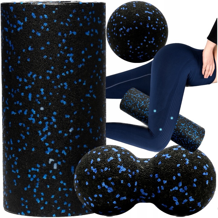 Roller wałek piłeczka duoball do masażu rolowania