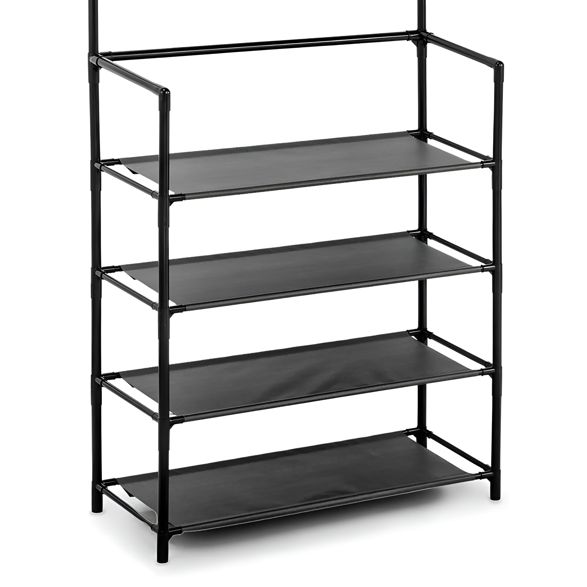Stojak wieszak metalowy półka na ubrania buty loft