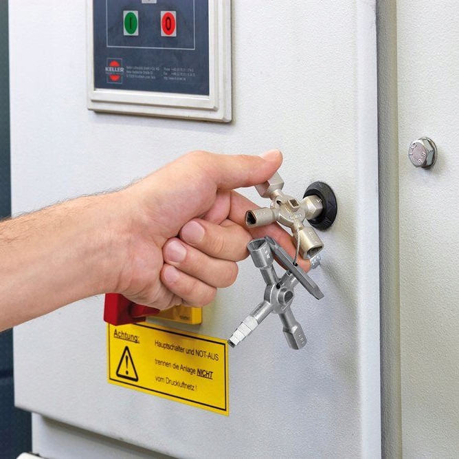 Klucz uniwersalny do szafek elektrycznych 10w1