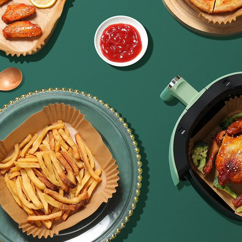 100x wkład air fryer papier wkłady papierowe