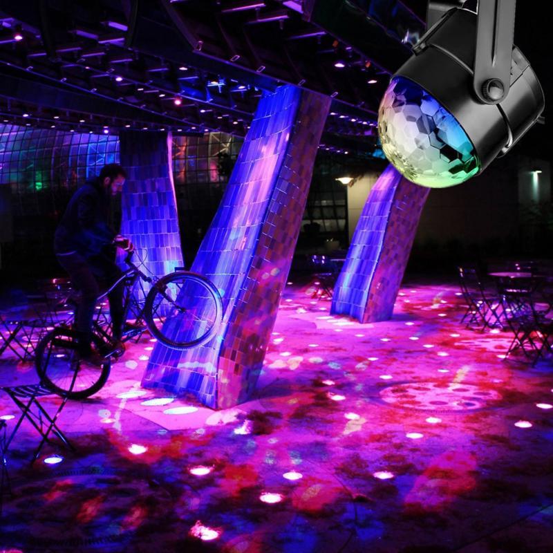 Projektor dyskotekowy kula disco obrotowa laser