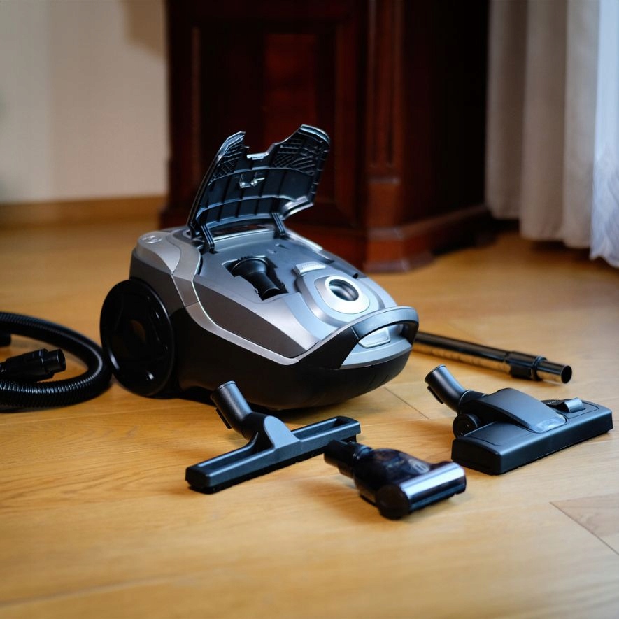 Cichy ODKURZACZ COLUMBIAVAC ULTRA MOCNY INTELIGENTNY TURBOSZCZOTKA 4200W