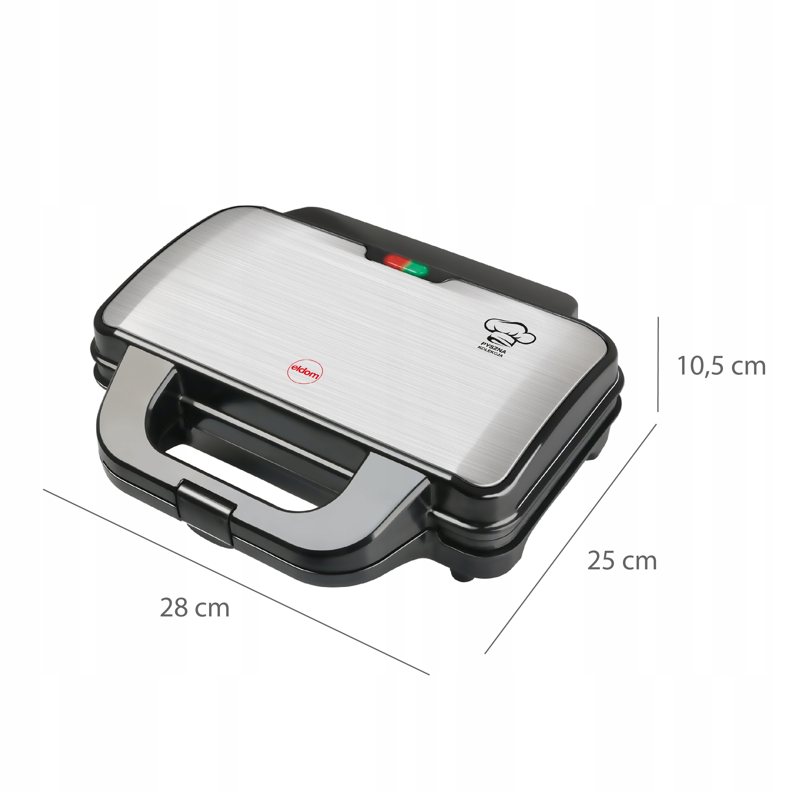 Gofrownica do gofrów WA100S mocna 1000W 2 gofry