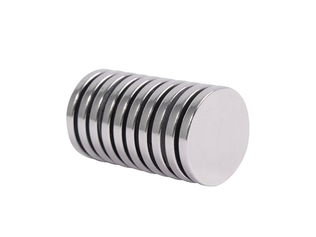 Magnes neodymowy walcowy mocny magnesy - 10 szt