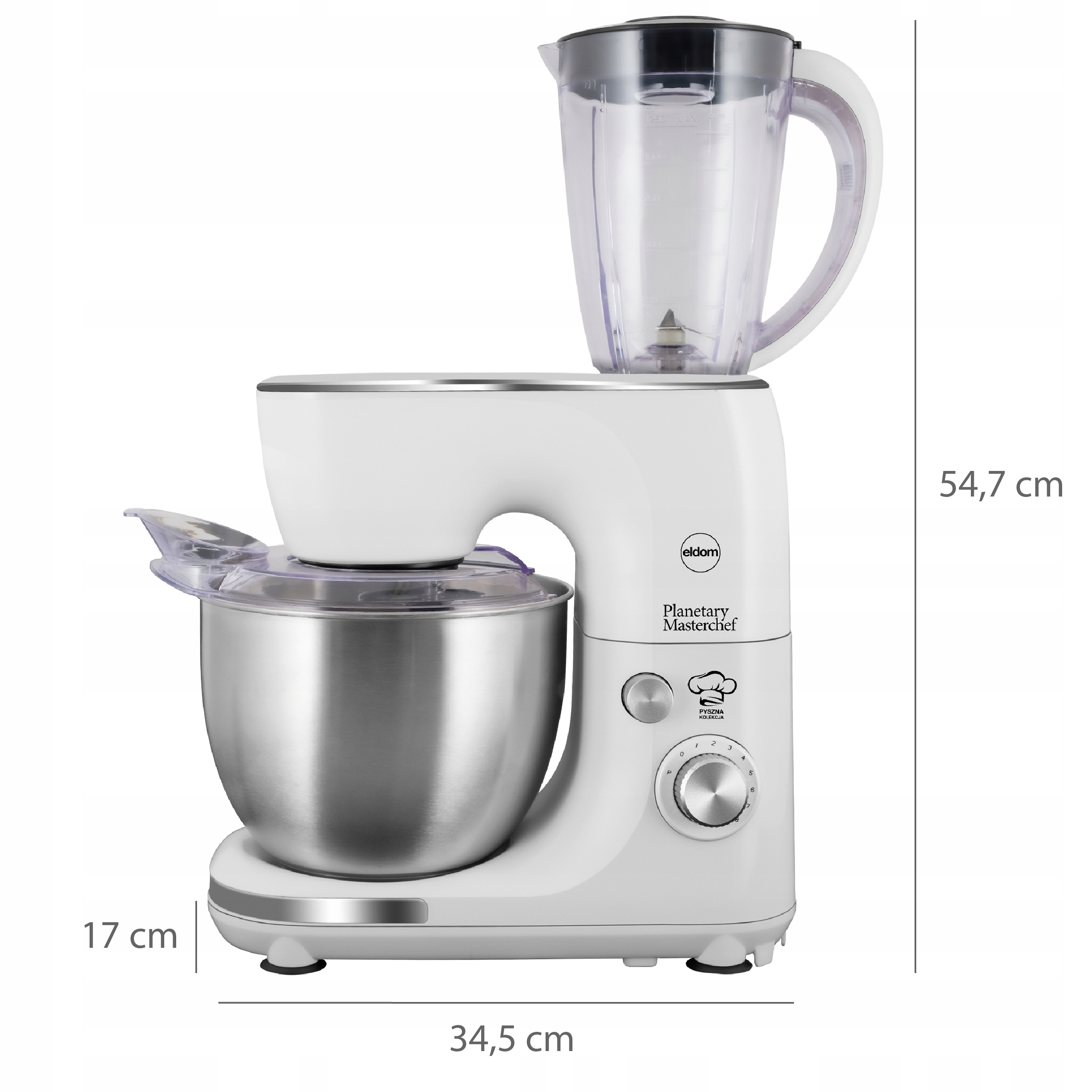Robot kuchenny planetarny mikser blender moc