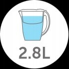 Dzbanek do wody 2,8l + FILTR 30 dni