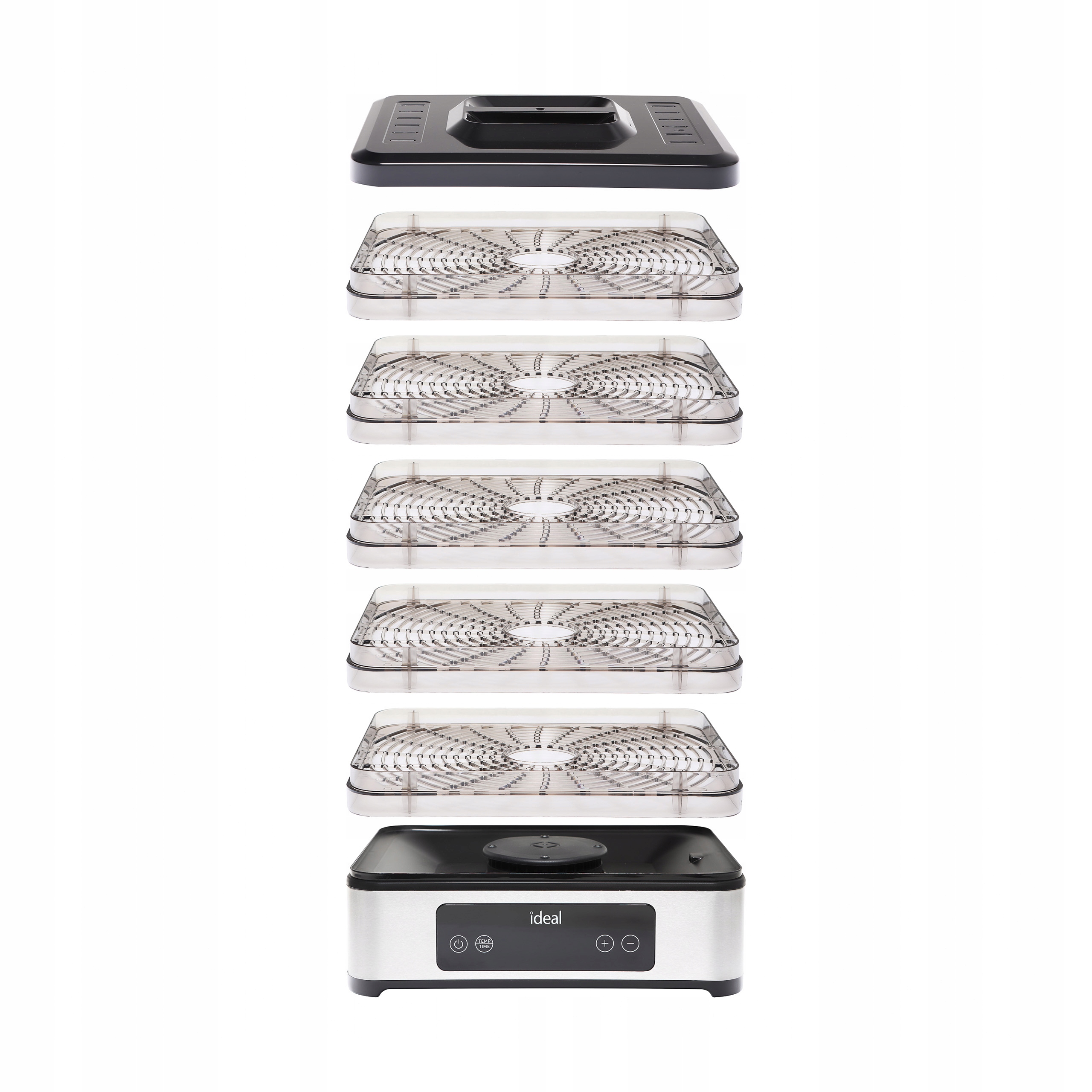 DUŻA Suszarka do Grzybów Owoców Warzyw INOX +Termoobieg 400W +Timer