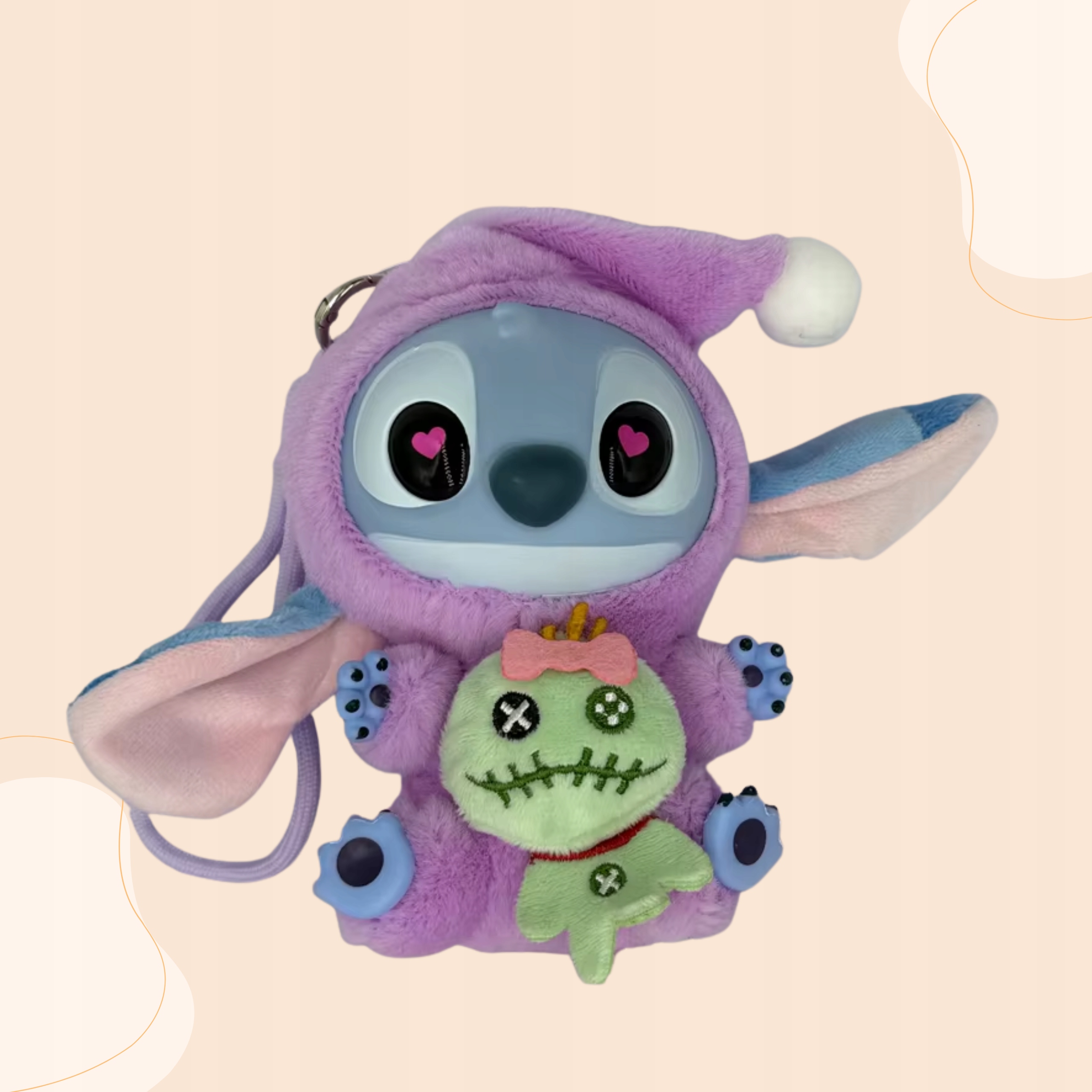 Figurina de colectie POP MART Stitch Something Before Sleep, cutie