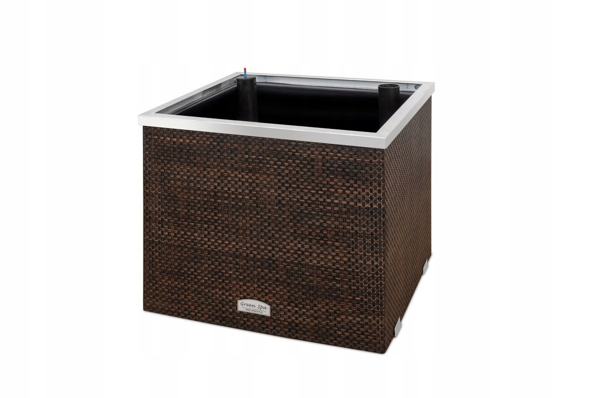 Donica ratanowa 50x50x43cm SŁOMKOWA