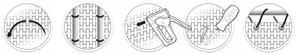 Osłona balkonowa technorattan 750g/m2 h 150 RX112