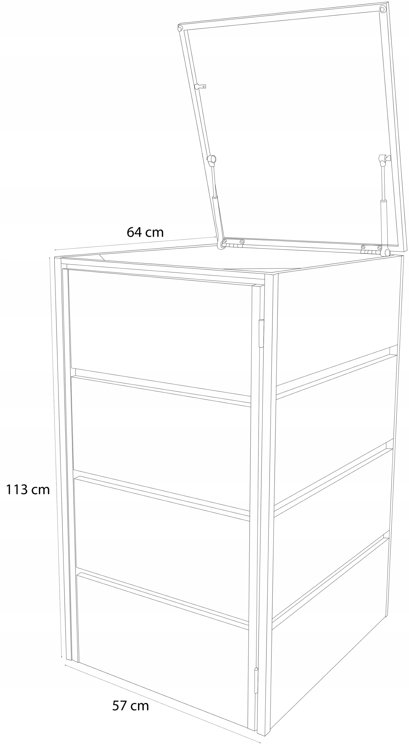 OBUDOWA KOSZA NA ŚMIECI