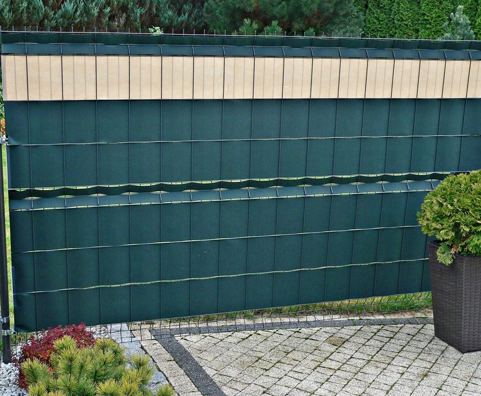 Taśma ogrodzeniowa 19,3cm x 48m brązowa