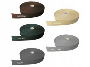 Taśma ogrodzeniowa brązowa