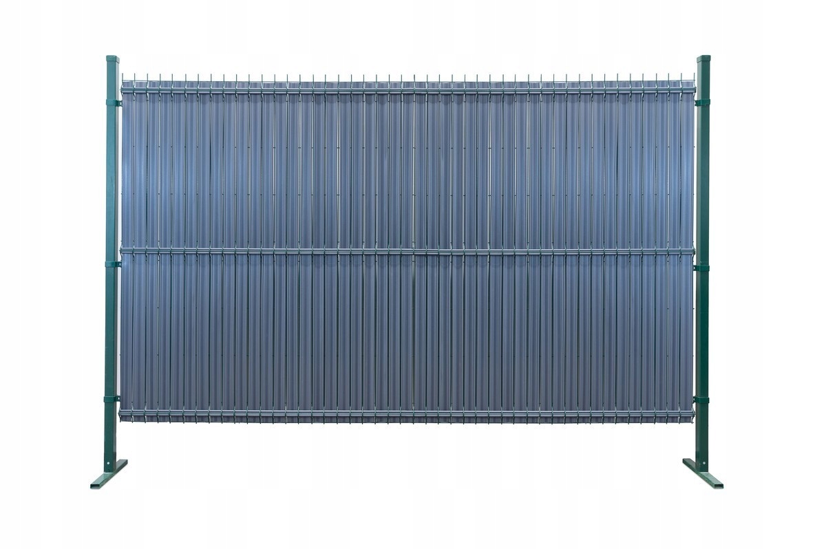 Panel osłonowy do ogrodzenia w kolorze stalowym