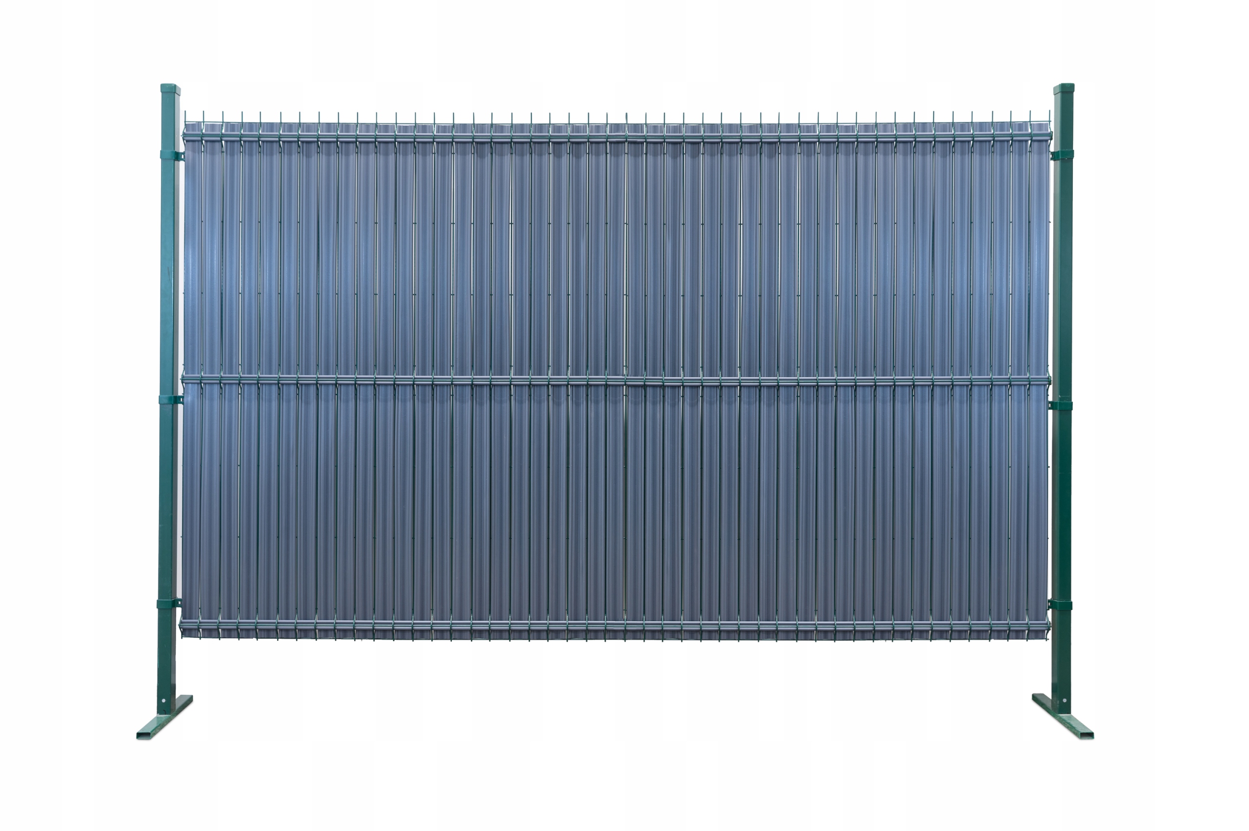 Panel osłonowy do ogrodzenia w kolorze stalowym