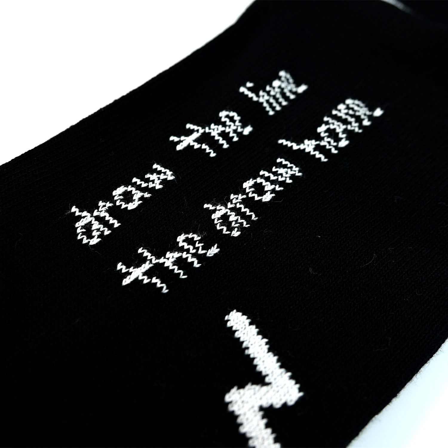 Skarpety długie Draw The Line Czarne 39/42 The Draw House