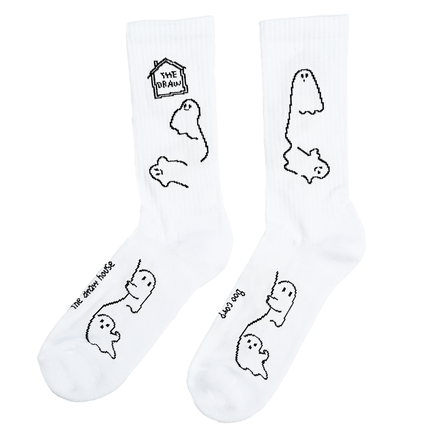 Skarpety długie Boo Corp unisex Białe 43/46 The Draw House