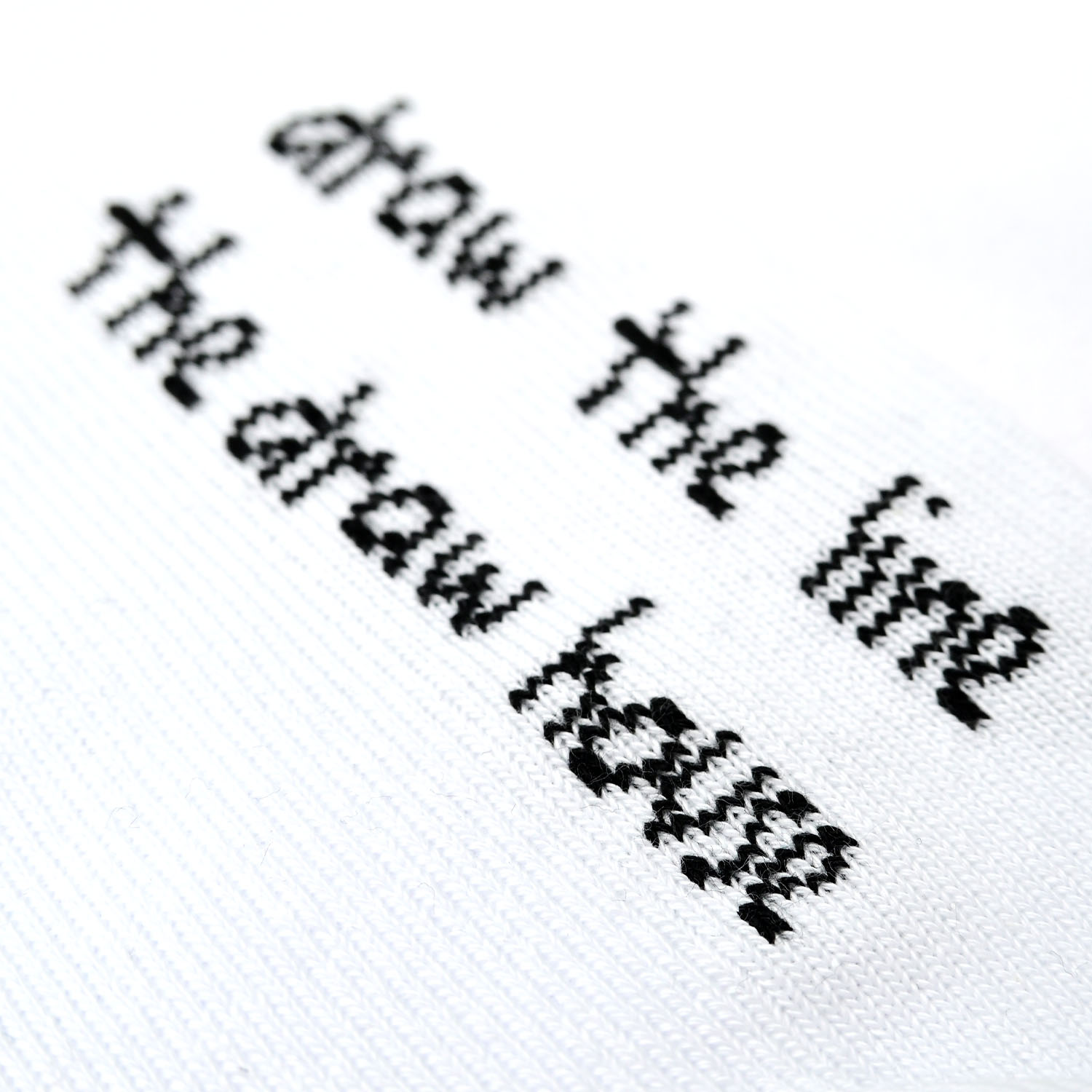 Skarpety długie Draw The Line Białe 36/38 The Draw House