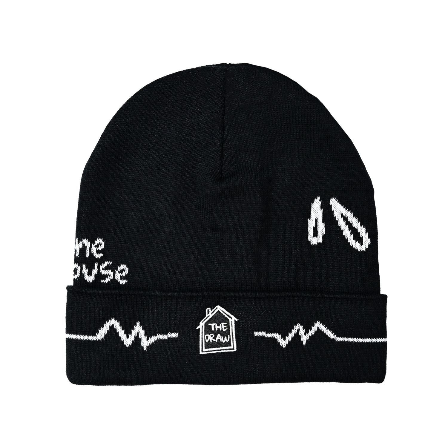 Czapka zimowa Draw The Line Czarna unisex The Draw House