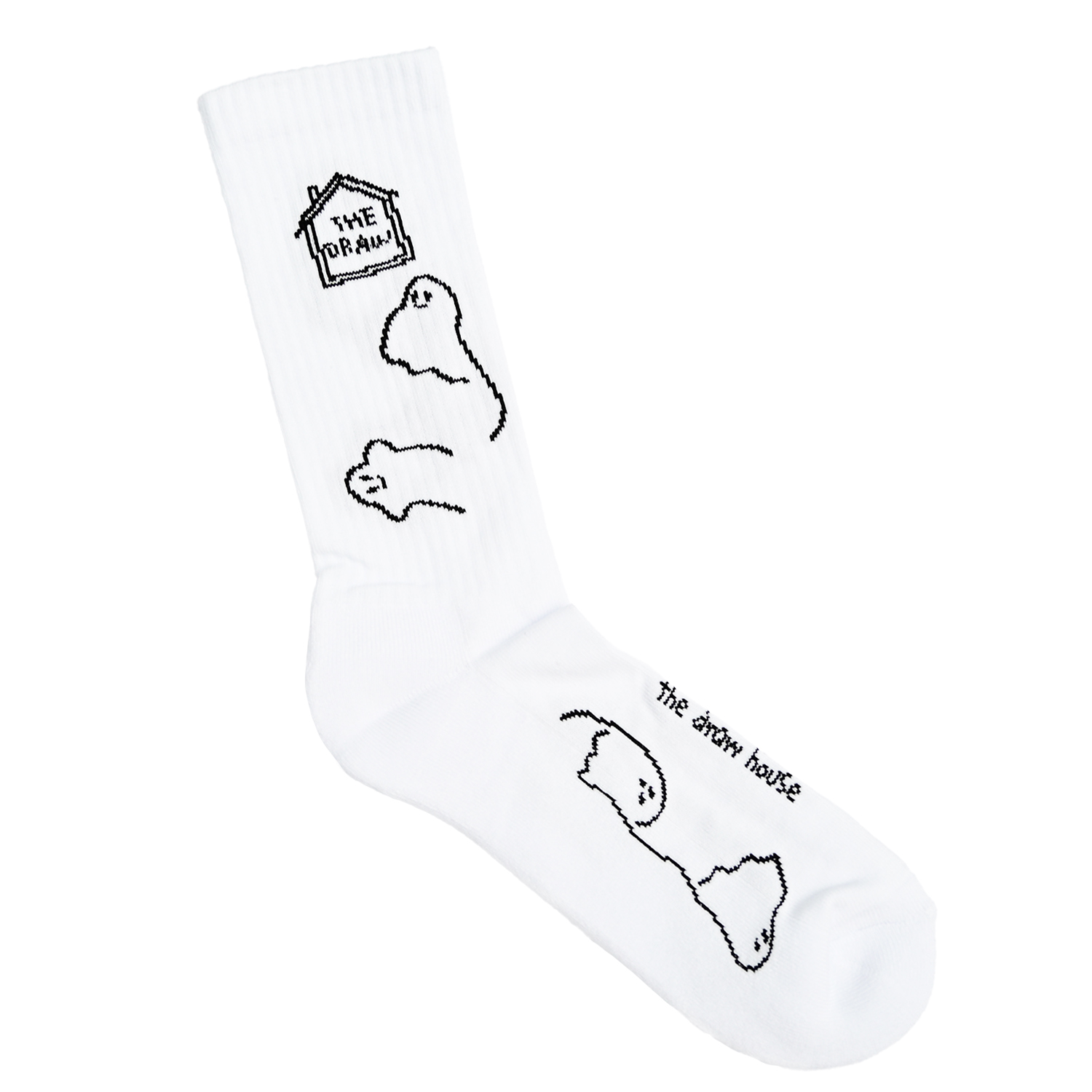 Skarpety długie Boo Corp unisex Białe 43/46 The Draw House