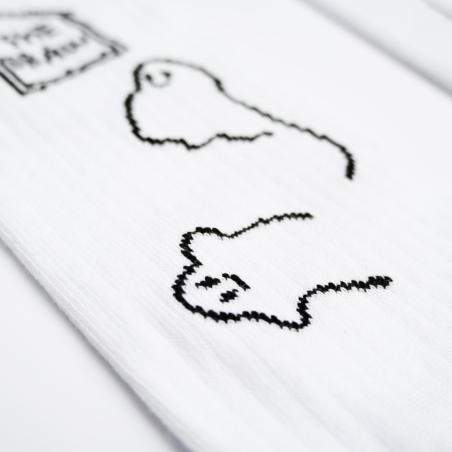 Skarpety długie Boo Corp unisex Białe 43/46 The Draw House