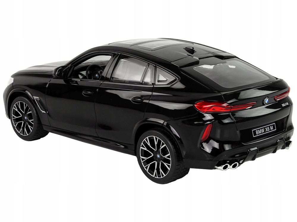 ミニカー BMW X6 XDRIVE50i L DRIVE R/C Masinuta R/C Bmw X6 M 1:14, set cu pilot, negru, 35x13x14cm - eMAG.ro