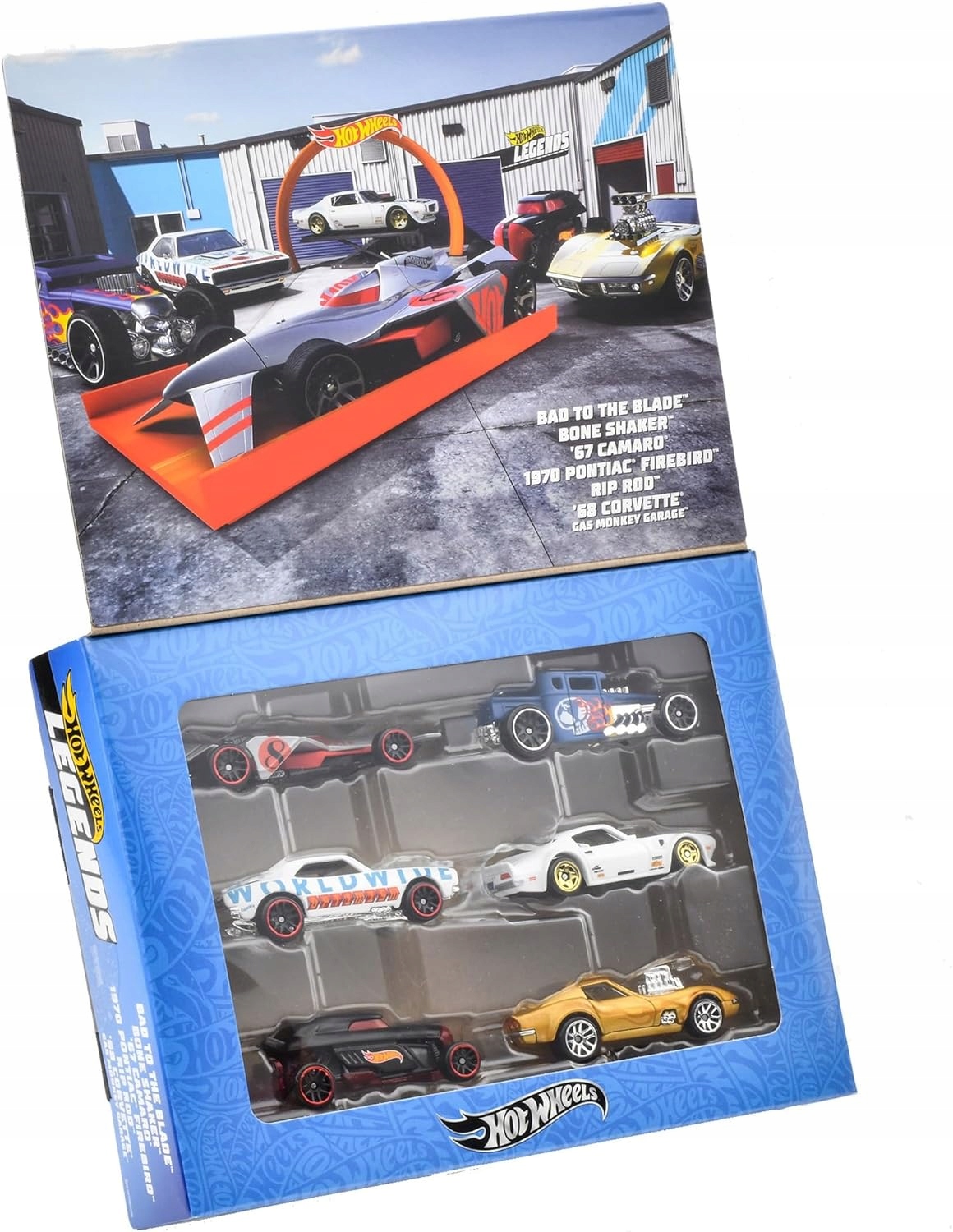 Set colectionar Hot Wheels Legends, 6 autovehicule, 1:64