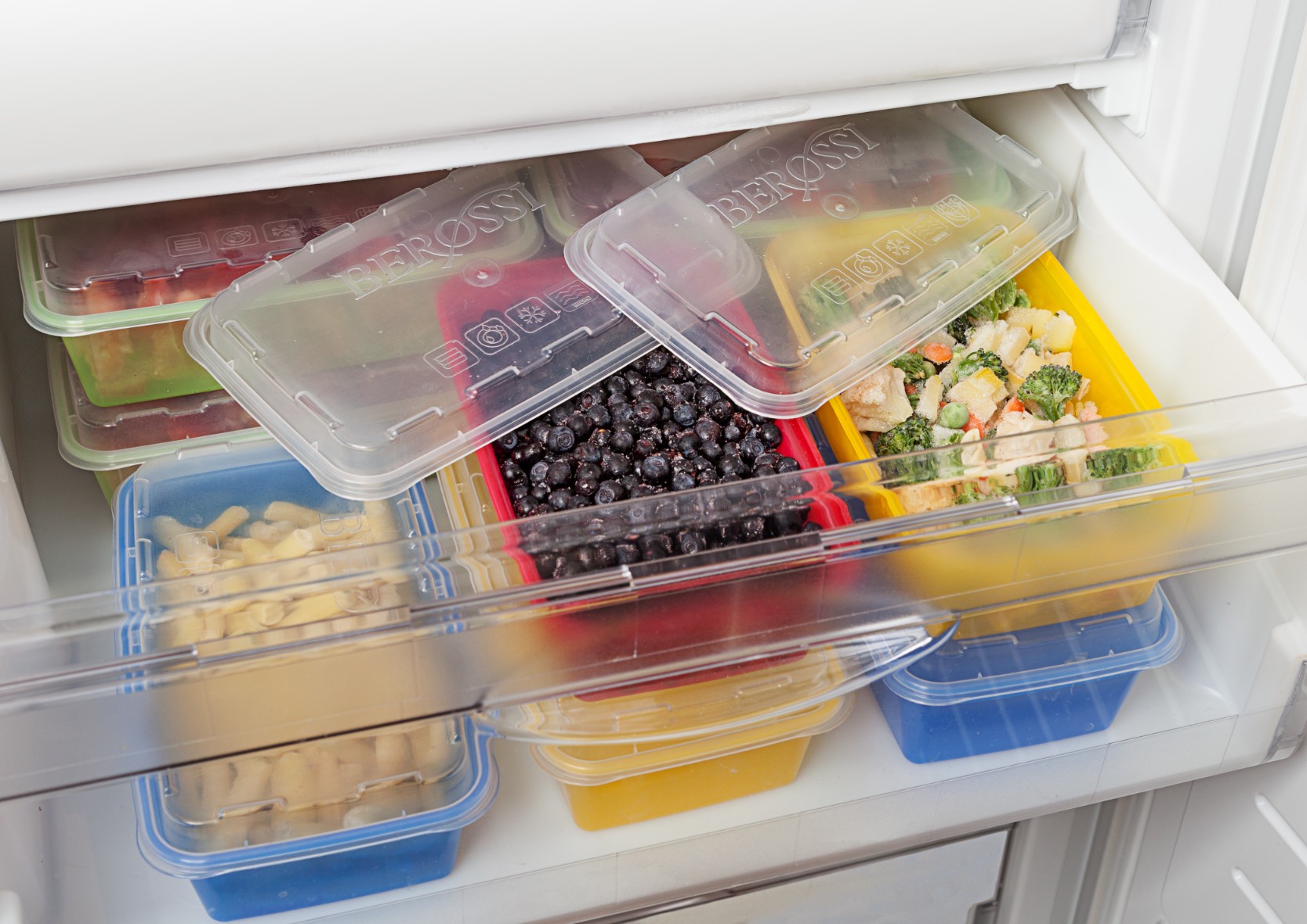 Zestaw pojemników do zamrażania "Zip mini" 3 szt. [pistacja]