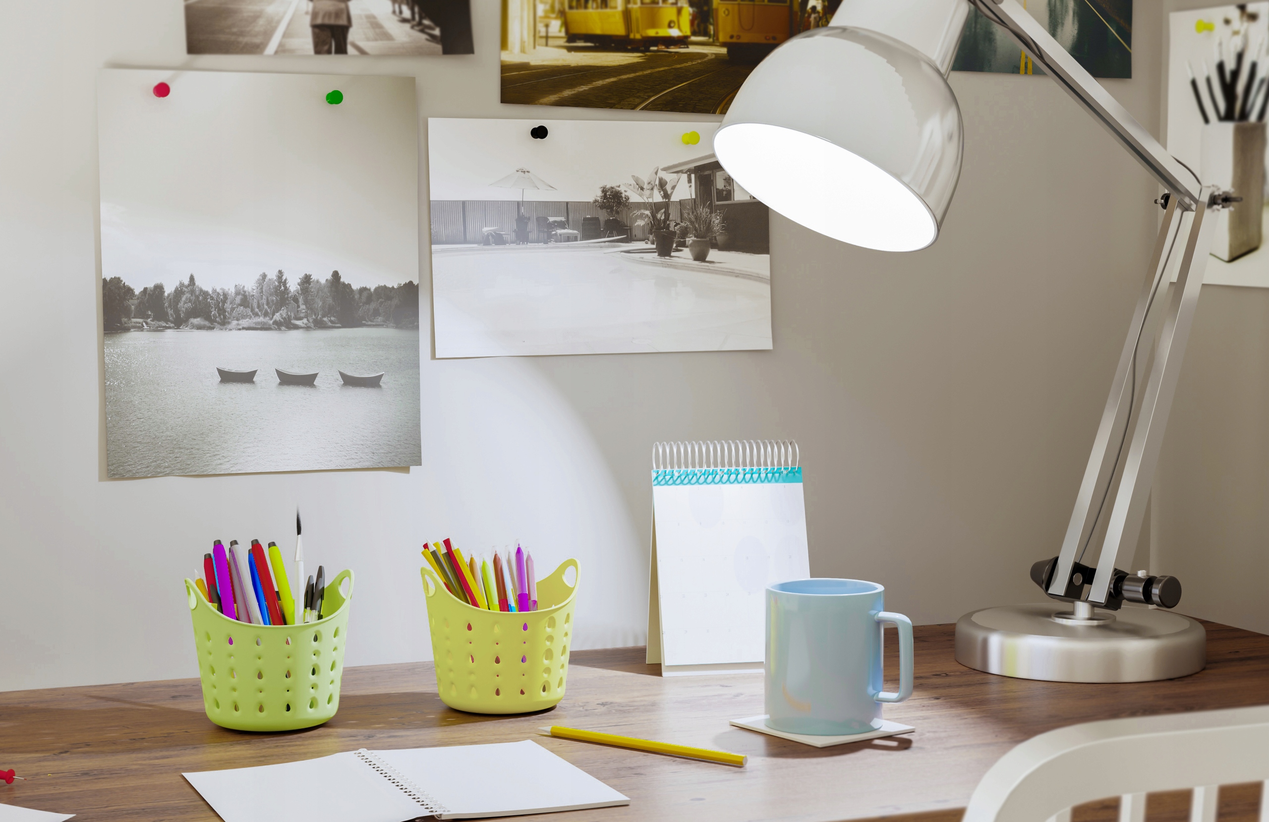 Kosz na drobiazgi "CubaLibra" (jasny popielaty)