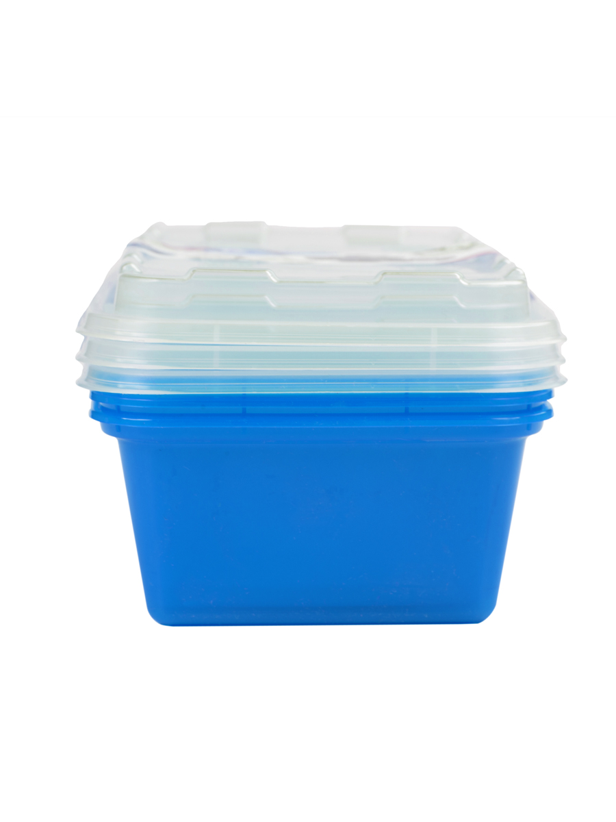 Zestaw pojemników do zamrażania "Zip mini" 3 szt. [dżinsowy]