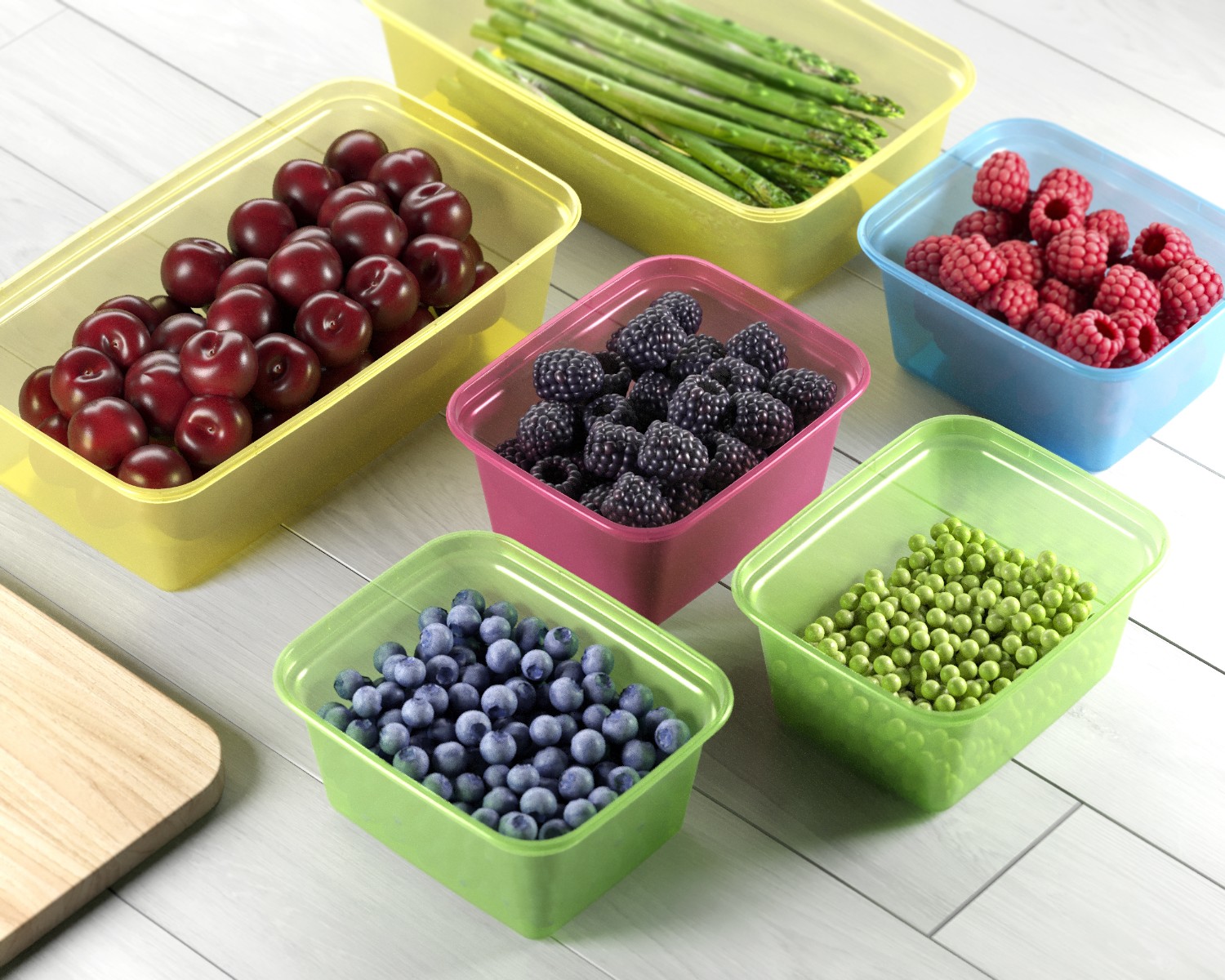 Zestaw pojemników do zamrażania "Zip mini" 3 szt. [dżinsowy]