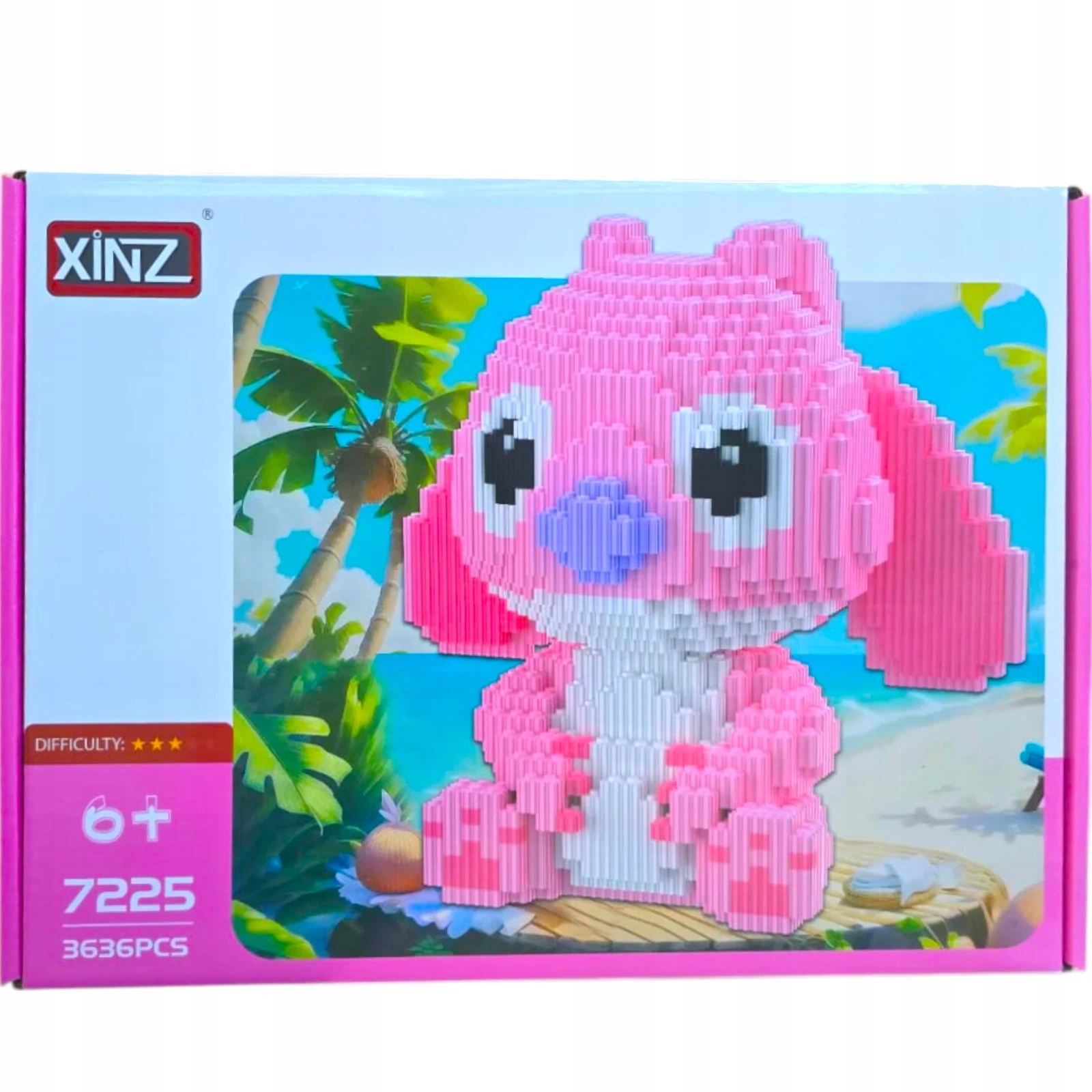 KLOCKI KONSTRUKCYJNE LILO I STICH DUŻA FIGURKA ANDZIA STITCH ELEMENTY