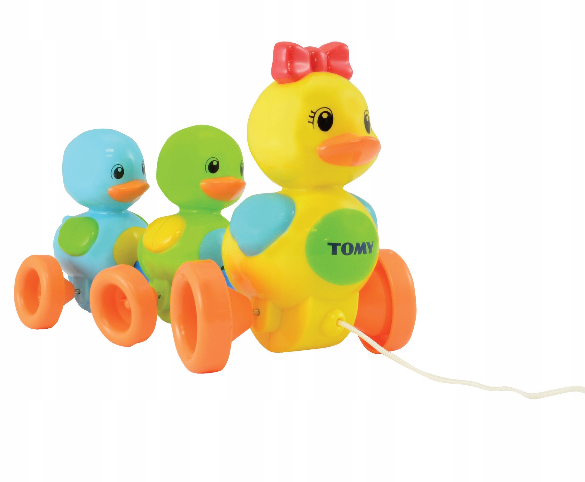 TOMY wesole drepczace kaczuszki E4613