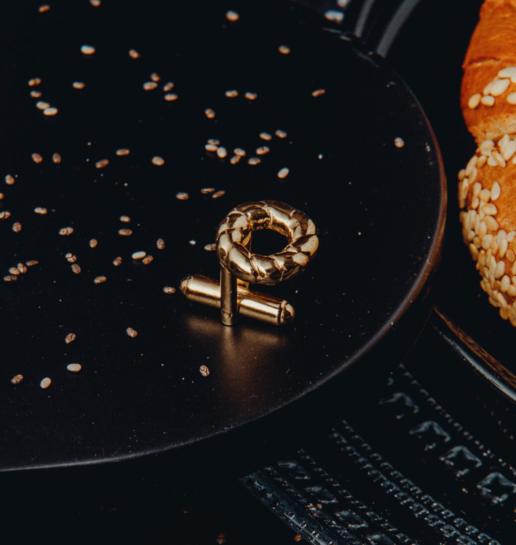 Zdjęcie produktu Obwarzanek spinki do mankietów